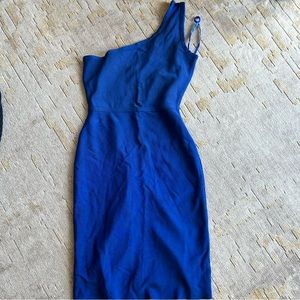 BCBGMaxazria One Shoulder Dress.
